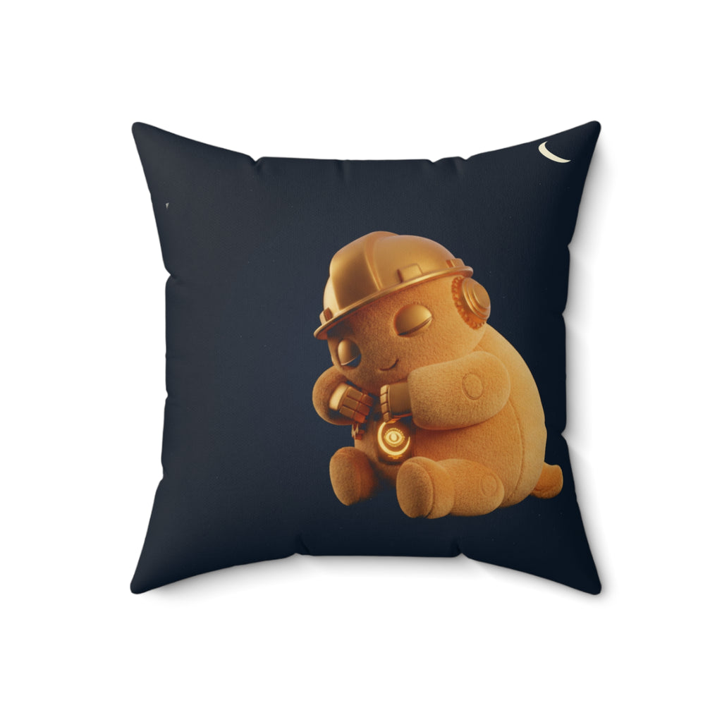 The Builder — Sleepy Crew Throw Pillow