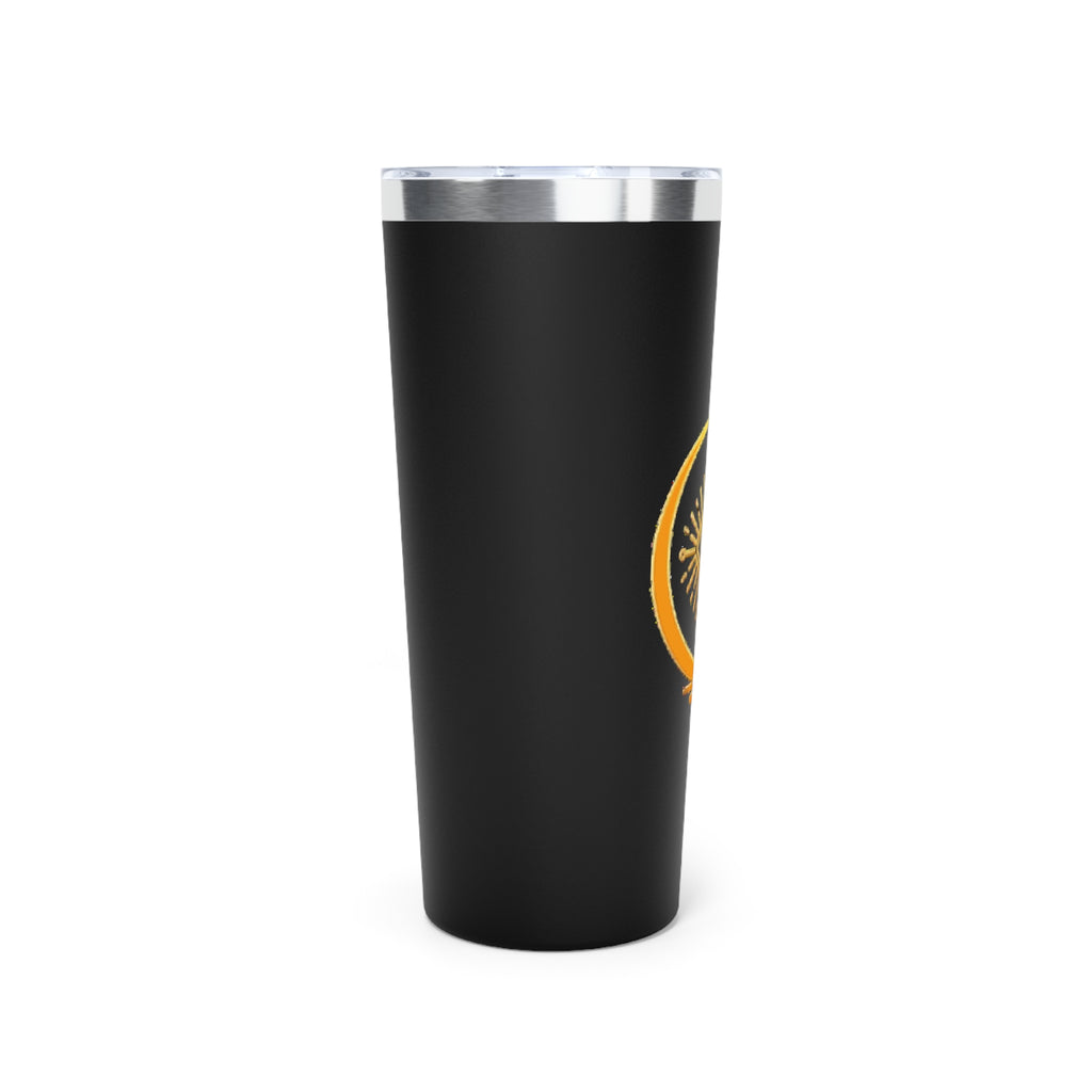 Where Dreams Meet Reality — Emblem Tumbler (22oz, Black)