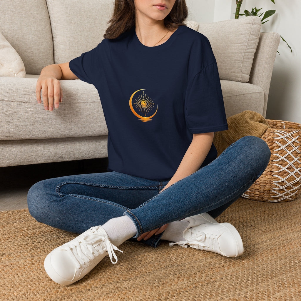Dream World Emblem Tee — Premium Gold
