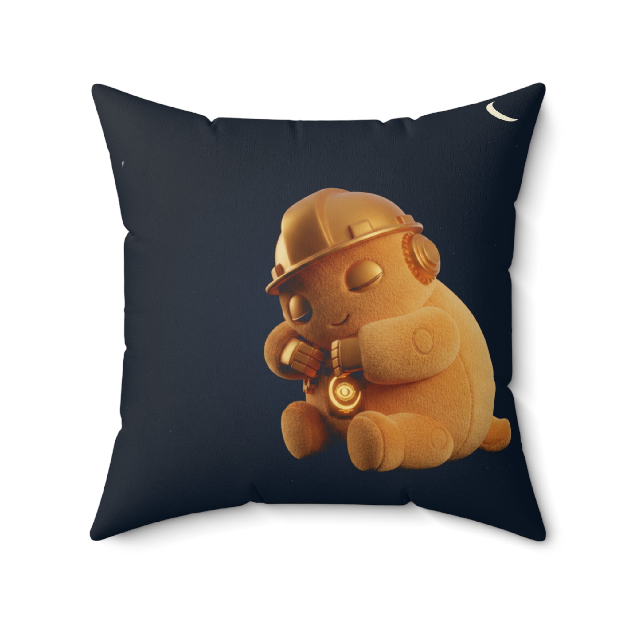 The Builder — Sleepy Crew Throw Pillow