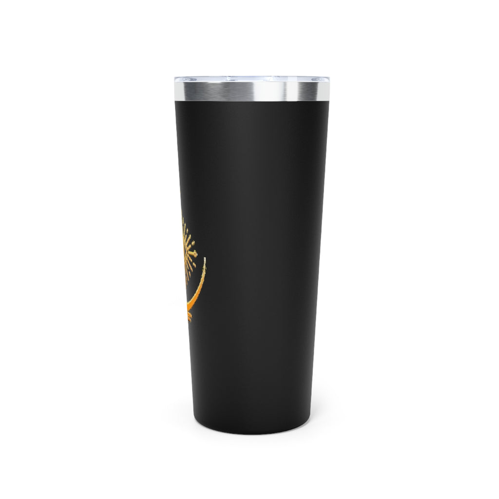Where Dreams Meet Reality — Emblem Tumbler (22oz, Black)