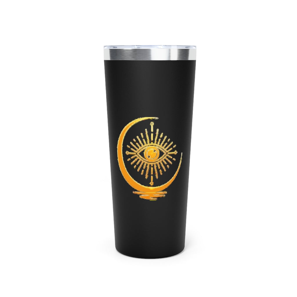 Where Dreams Meet Reality — Emblem Tumbler (22oz, Black)