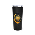 Where Dreams Meet Reality — Emblem Tumbler (22oz, Black)