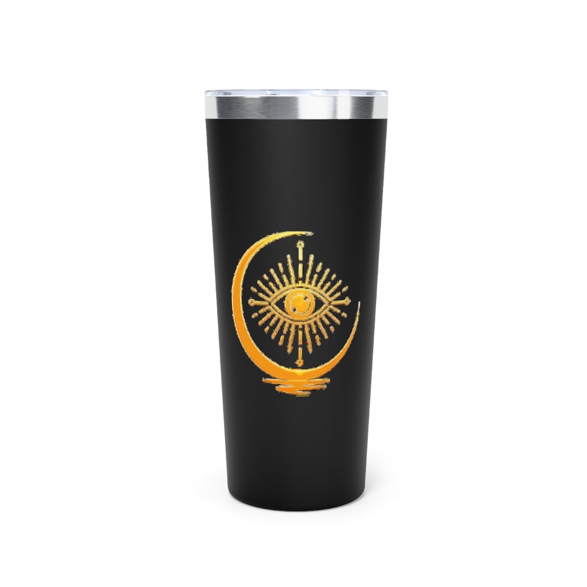Where Dreams Meet Reality — Emblem Tumbler (22oz, Black)